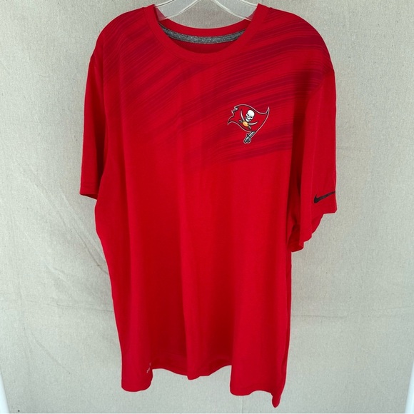 Nike NFL Team Apparel Tampa Bay Buccaneers Red Dri-Fit Shirt Size XXL - Picture 6 of 6